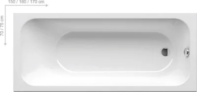 Акриловая ванна Ravak Chrome C721000000