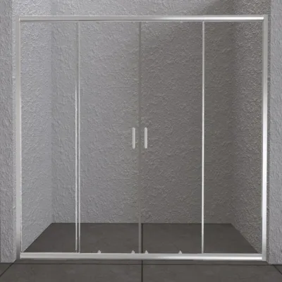 Душевая дверь BelBagno Unique UNIQUE-BF-2-150/180-C/P/M-Cr