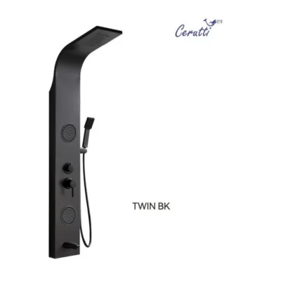 Душевая панель Ceruttispa Twin BK