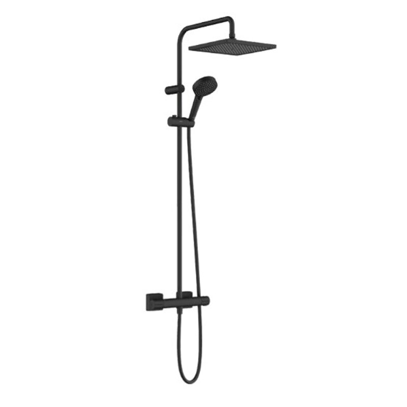 Душевая система Hansgrohe Vernis Shape 26429670 Showerpipe 240 1jet EcoSmart Душевая система Hansgrohe Vernis Shape 26429670 Showerpipe 240 1jet EcoSmart