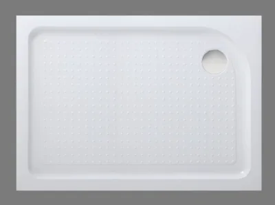 Душевой поддон BelBagno TRAY-BB-AH-100/80-15-W-L/R 100 x 80 см с сифоном