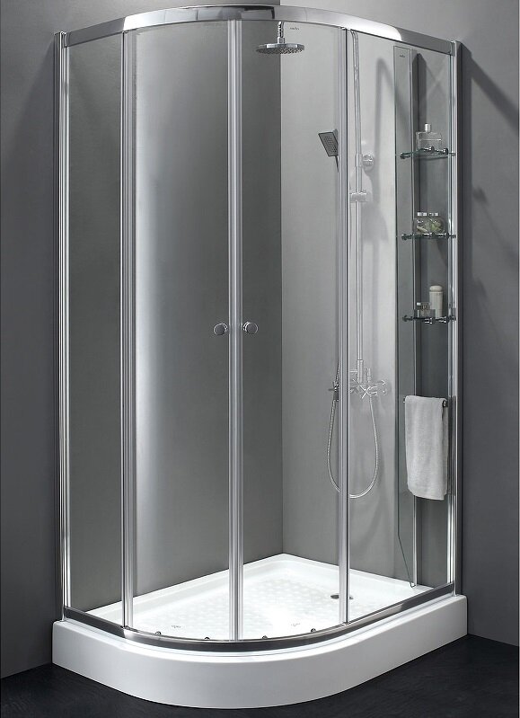 Душевой уголок Cezares Anima-W-RH-2-120/100-C-Cr-R