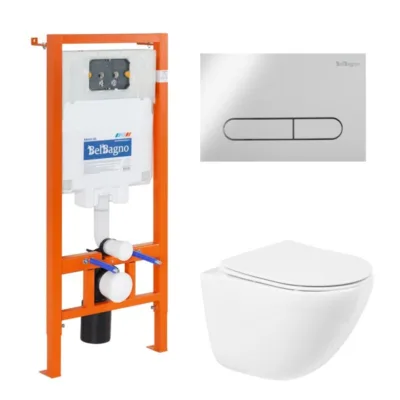 Инсталляция BelBagno с унитазом BelBagno Amanda BB051CHR