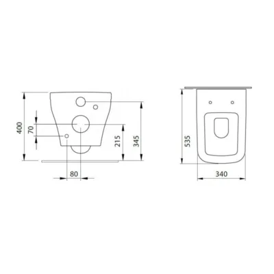 безободковый унитаз Allen Brau Infinity 4.21011.20