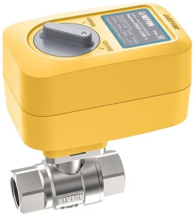 Кран шаровый с электроприводом Neptun Profi 2205805 12В 1 1/4