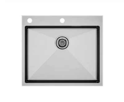 Мойка кухонная Paulmark Brim Edge PM775951-BS