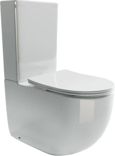 Напольный безободковый унитаз Ceramicanova Metropol CN4001 Rimless