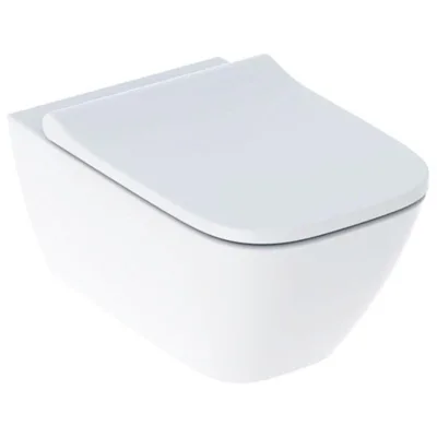Подвесной безободковый унитаз Geberit Smyle 500.683.00.2 Square Rimfree
