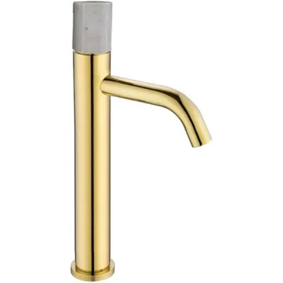 Смеситель Boheme Stick 122-G-MR-WHITE для раковины