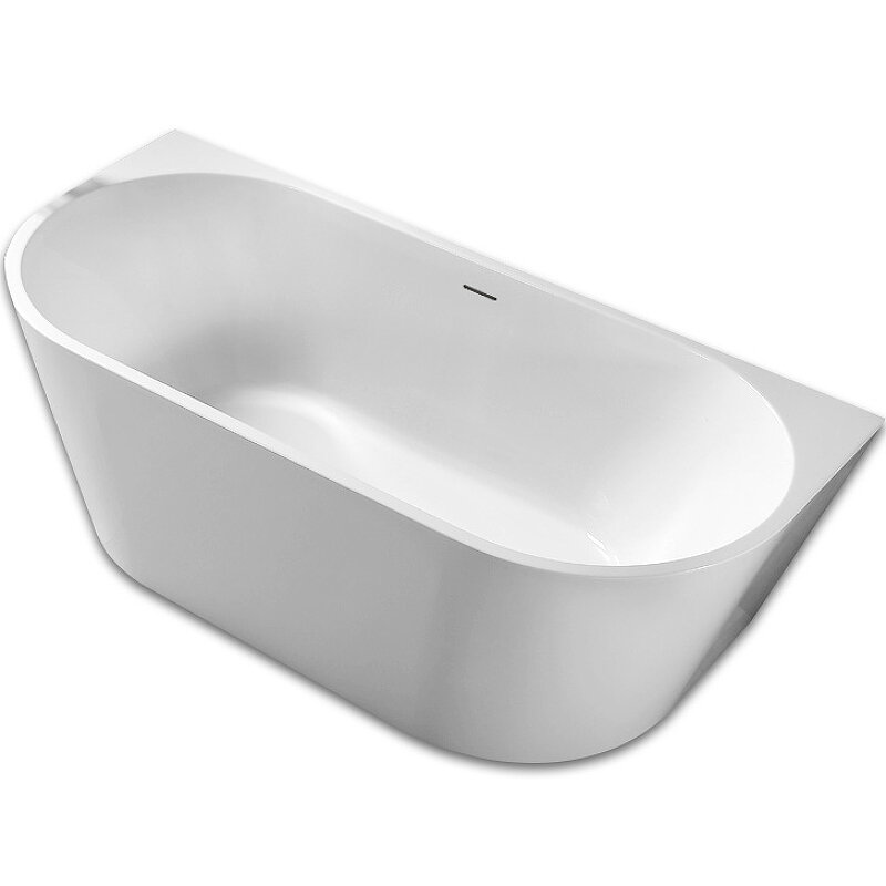 Ванна акриловая Abber 130 х 70 x 60 см пристенная
