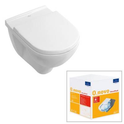 Унитаз подвесной Villeroy & Boch O.Novo 5660 HR 01 (5660HR01) без смывного обода