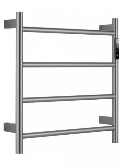 Полотенцесушитель электрический WONZON & WOGHAND BONN, Брашированный никель (WW-AL404-BR)