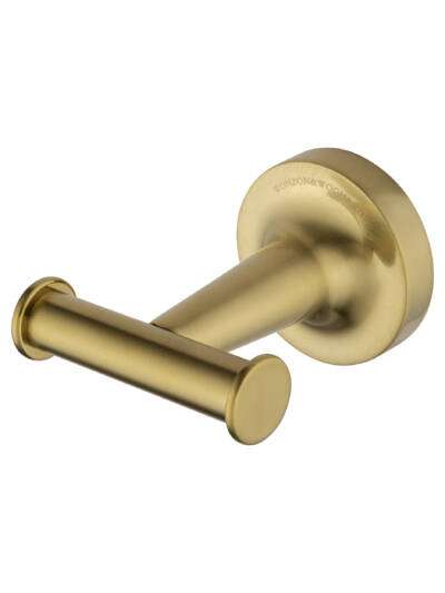 Двойной крючок для ванной WONZON & WOGHAND SIMPLE, Брашированное золото (WW-6525-BG)