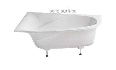 Ванна Астраформ СЕЛЕНА левая, SOLID 1700х1000 01010080