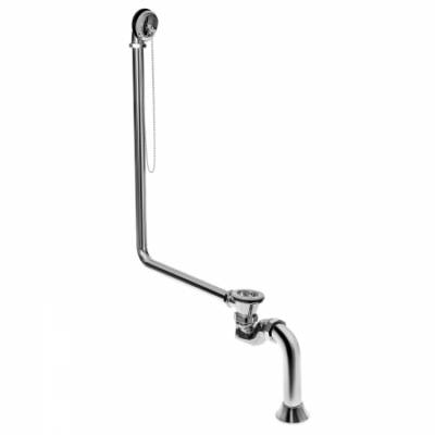 Washbasin 3001.01 CR Слив-перелив 95* для отдельностоящих ванн (Атрия, Ретро, Капри, Мальборо, Монако, Лотус, Прима), хром 08010034