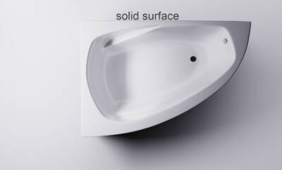 Ванна Астраформ ТИОРА левая, SOLID 1545х1050 01010084